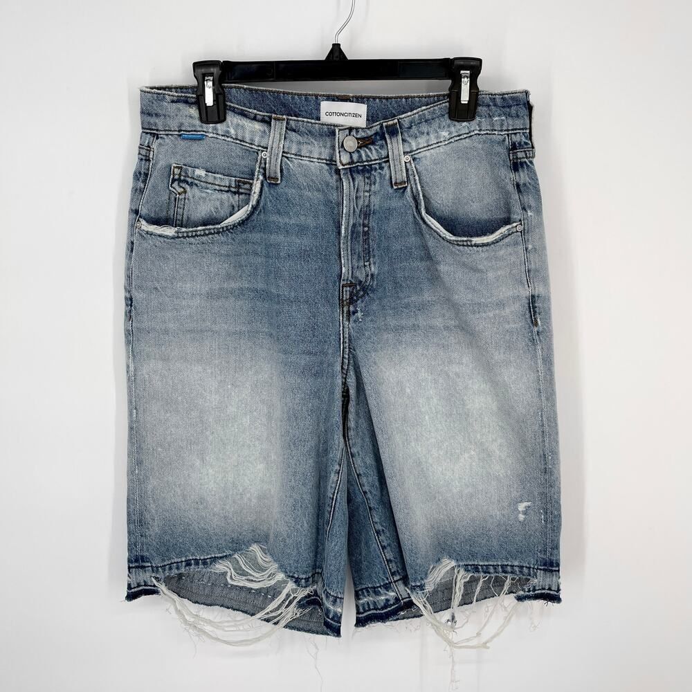 Cotton Citizen Women's NEW Christy Shorts Recycled Cotton Denim Sz 28 Swall Wash